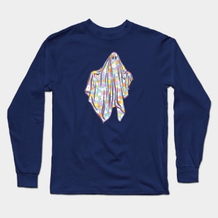 Retro Flower Groovy Ghost Long Sleeve T-Shirt